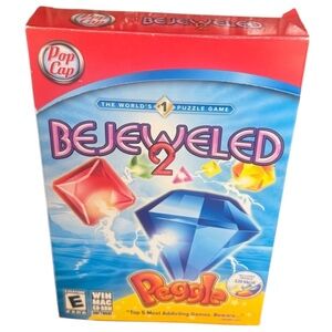 BEJEWELED 2 & Peggle PC Computer Games MAC CD-ROM by Pop Cap Games